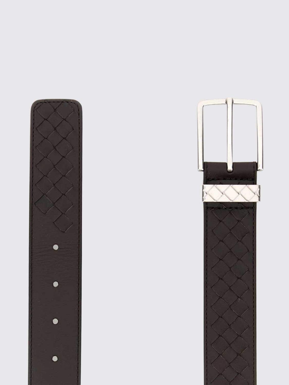 Bottega Veneta Belt Men Silver BOTTEGA VENETA