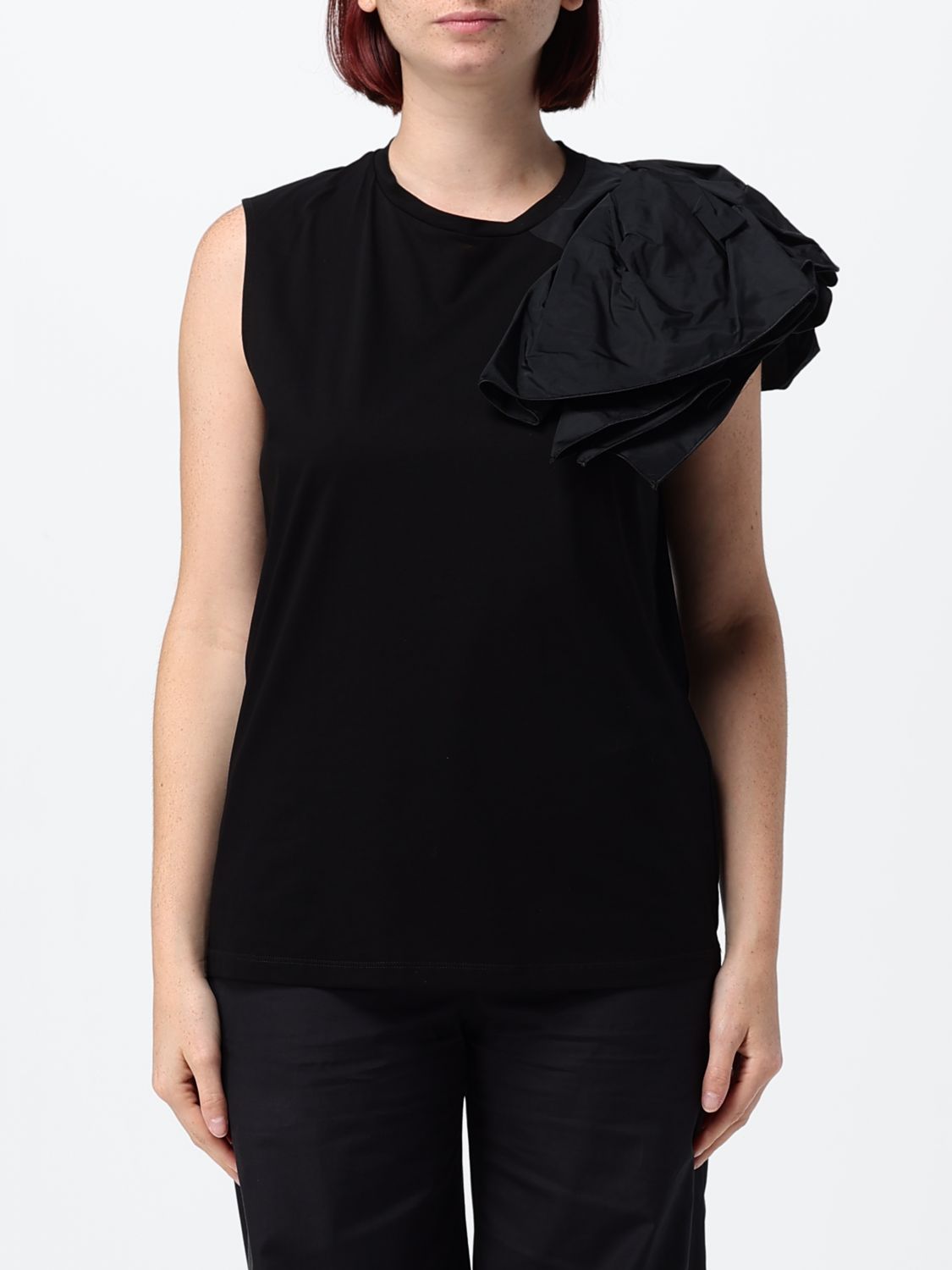 Max Mara Studio Top Woman Black MAX MARA STUDIO