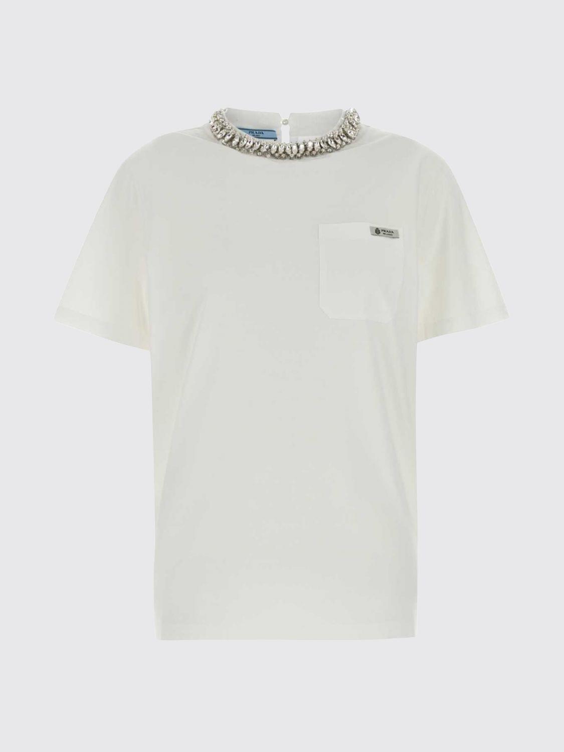 Prada T-Shirt Woman White PRADA