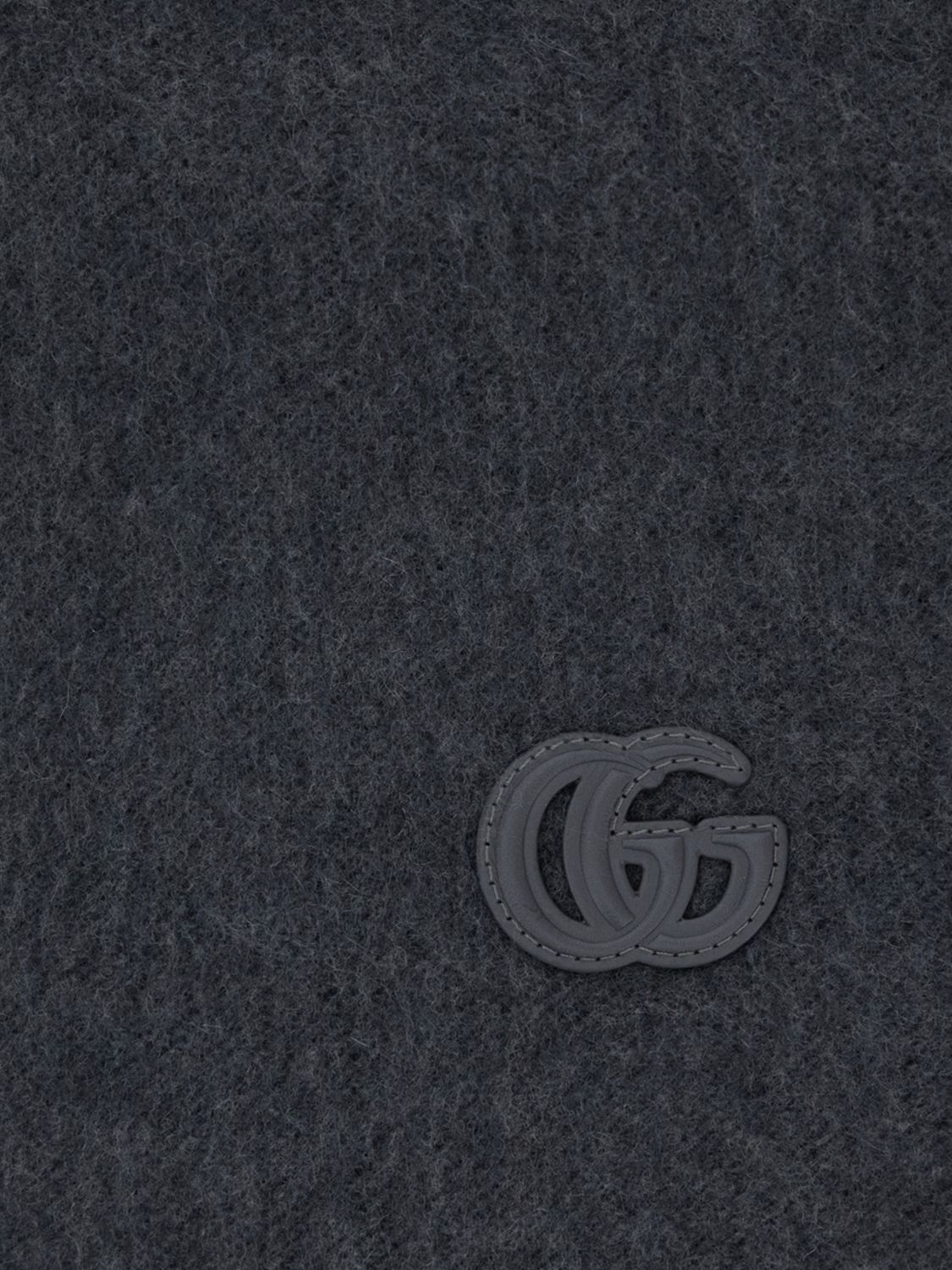 Gucci Scarf Men Grey GUCCI
