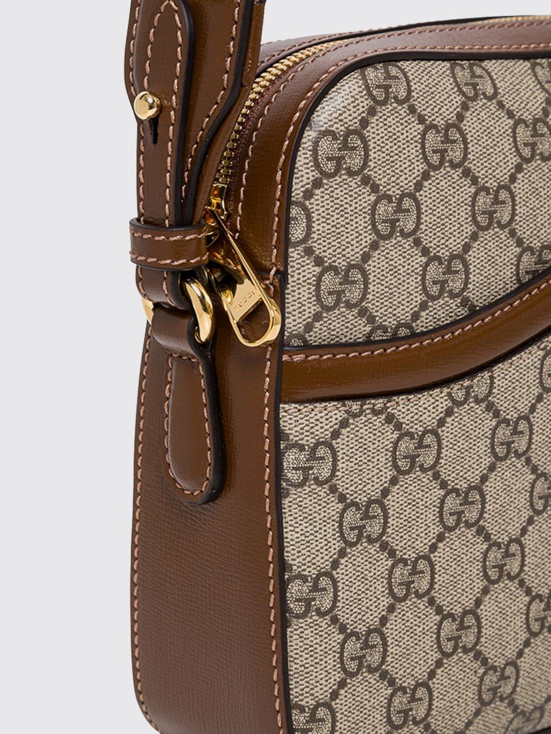 Gucci Shoulder Bag Men Beige GUCCI