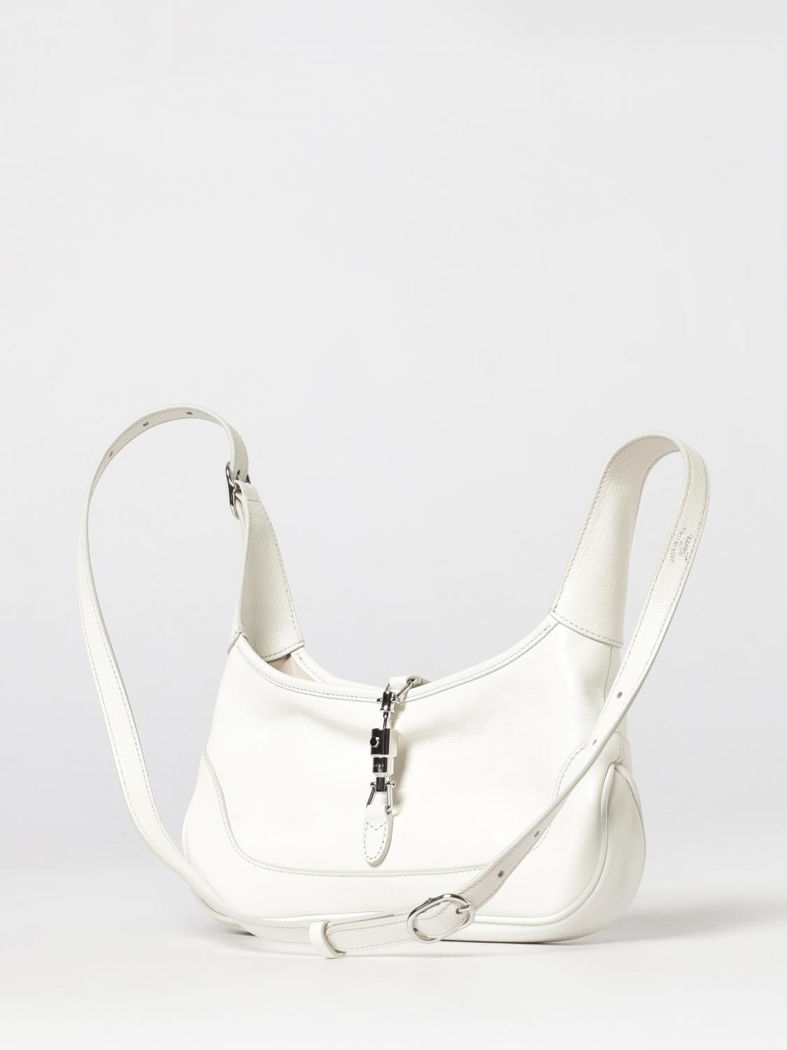 Gucci Women Gucci Medium Jackie Slim Shoulder Bag In Natural Grain Leather GUCCI