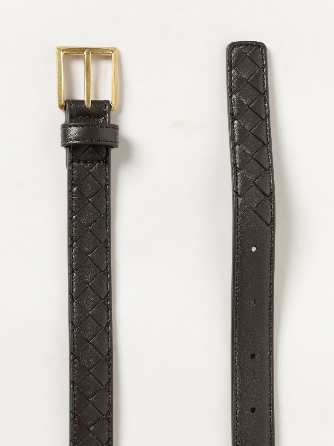 Bottega Veneta Belt Woman Coffee BOTTEGA VENETA