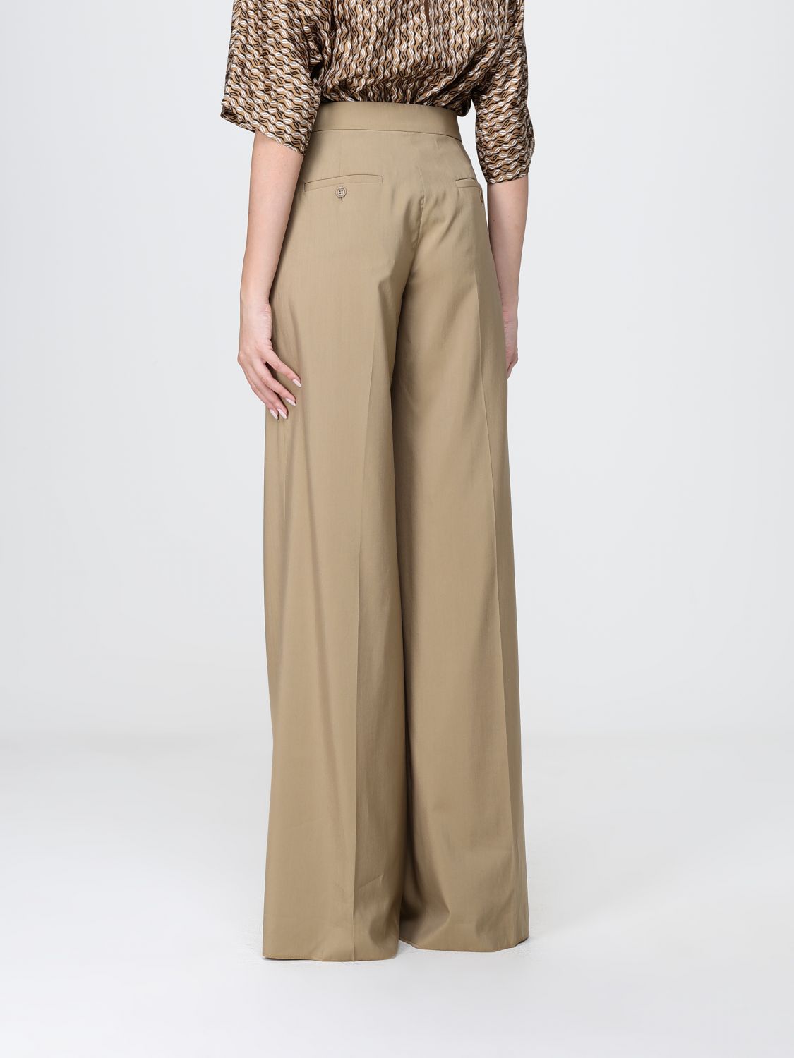 Max Mara Pants Woman Camel MAX MARA