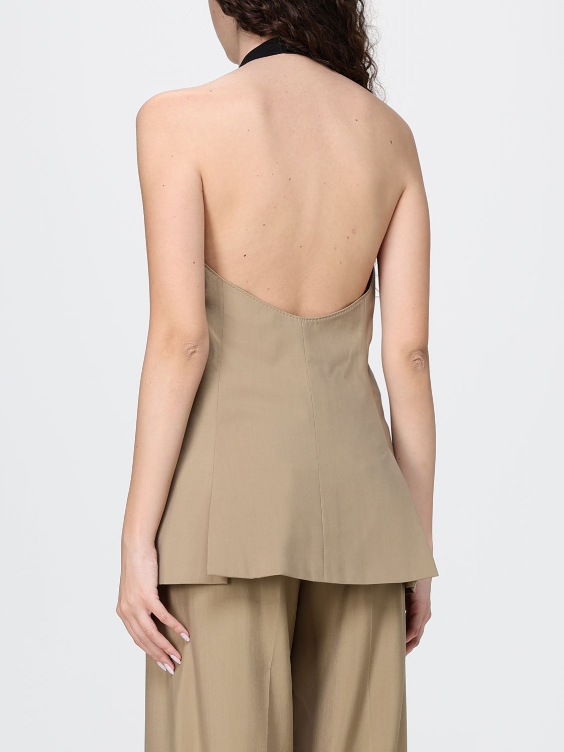 Max Mara Waistcoat Woman Camel MAX MARA