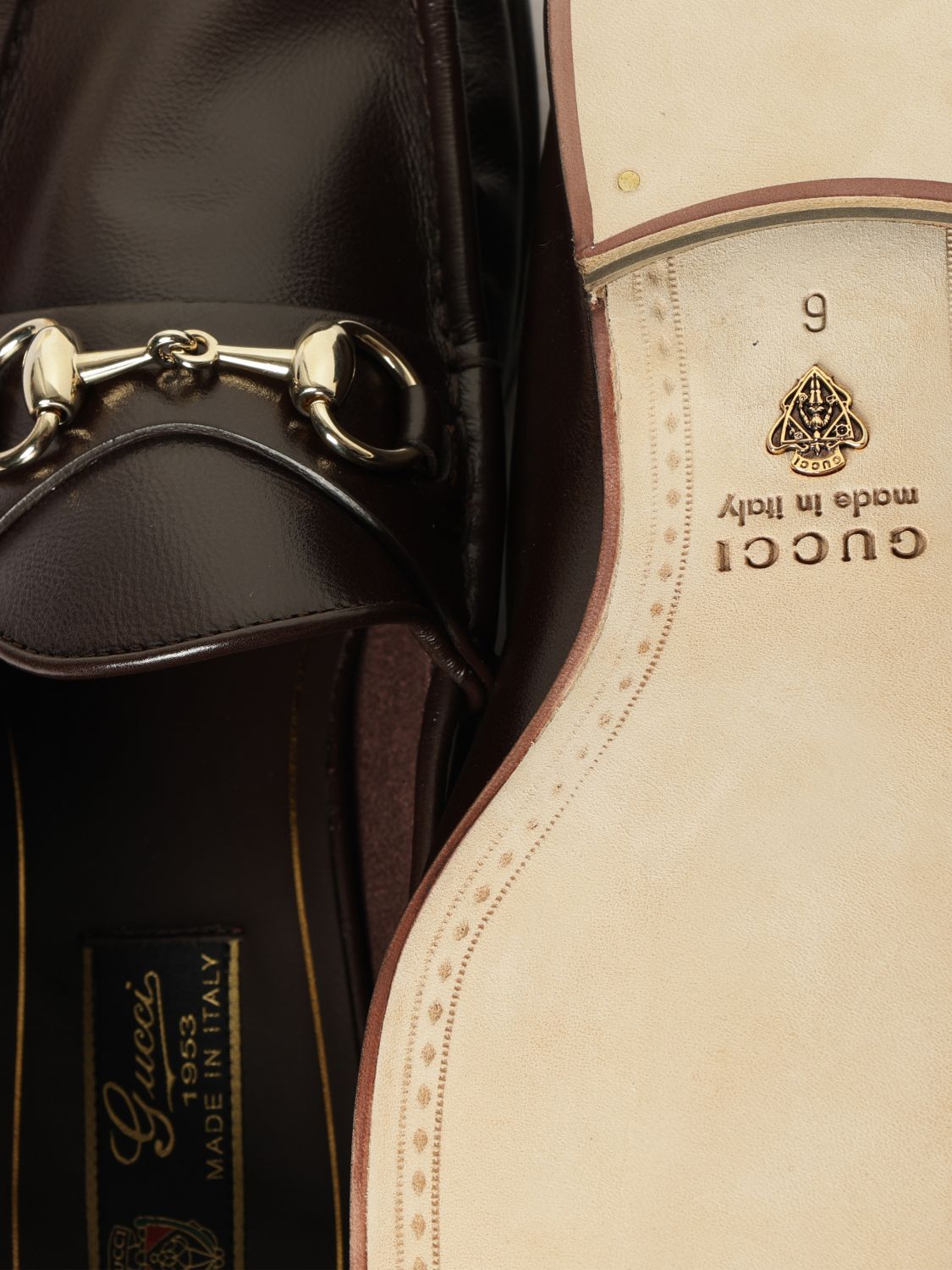 Gucci Men Gucci Lugano Smooth Leather Loafers With Horsebit Detail