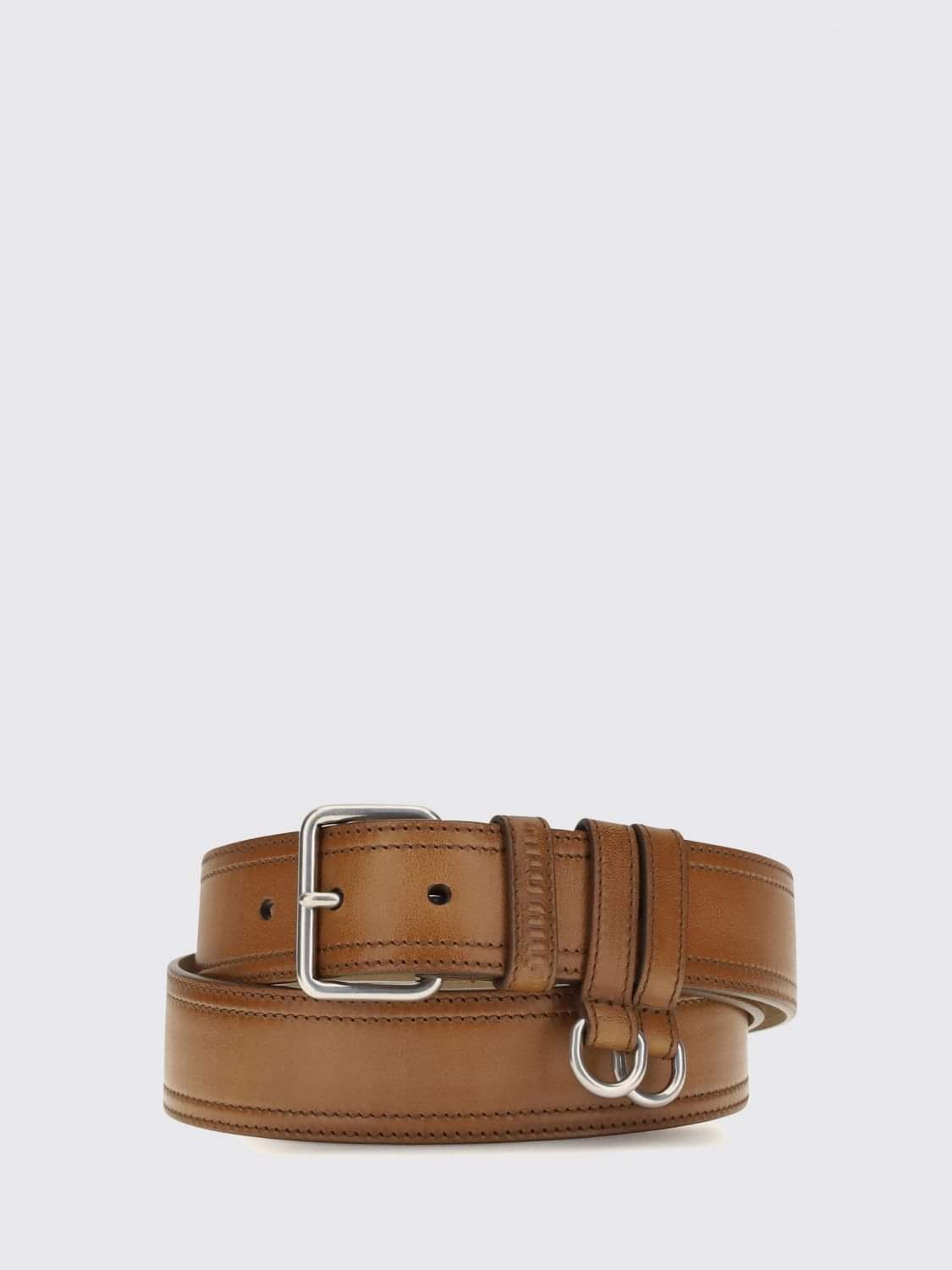 Miu Miu Belt Woman Brown MIU MIU