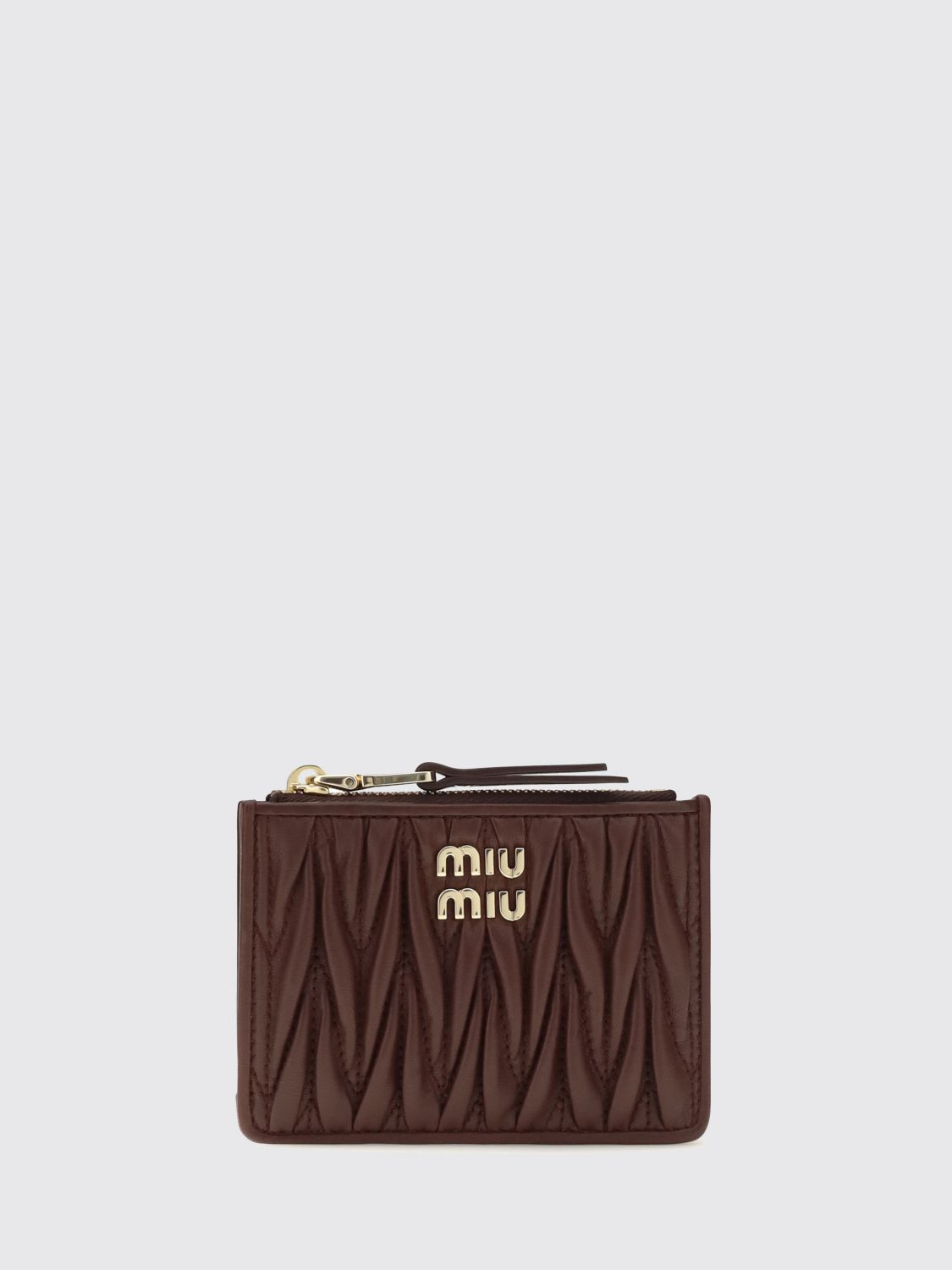 Miu Miu Wallet Woman Burgundy MIU MIU