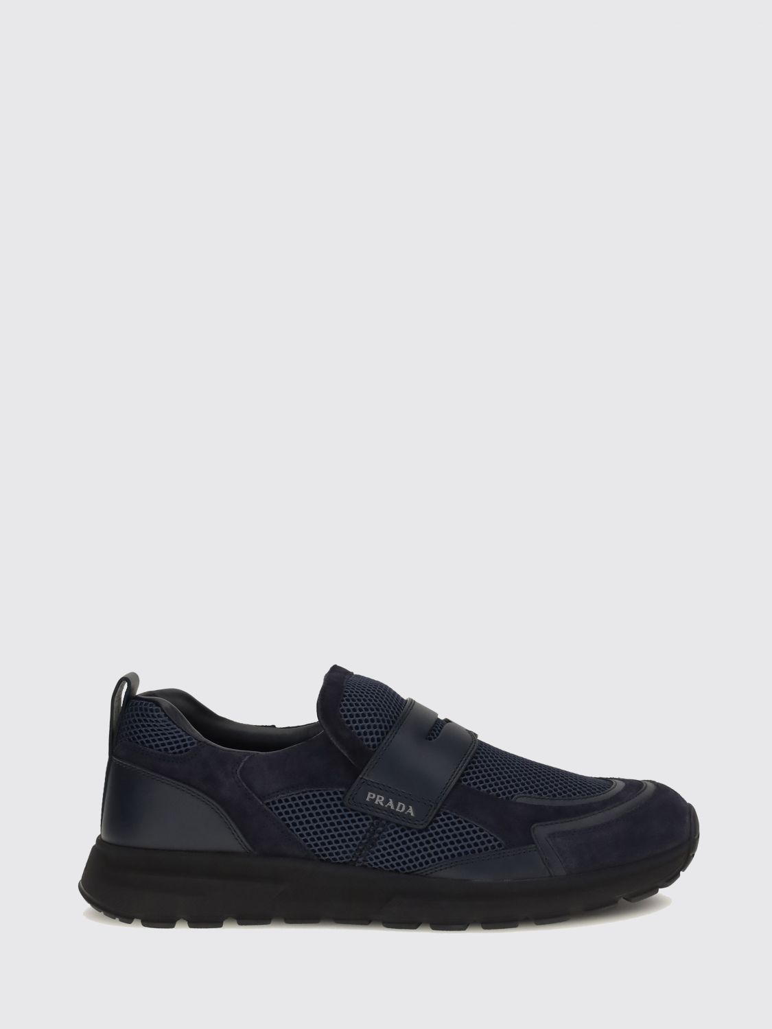 Prada Loafers Men Blue PRADA