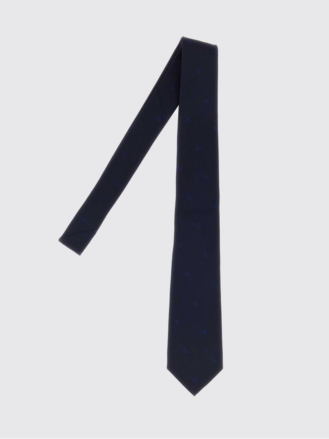 Gucci Men Gucci Gg Monogram Silk Tie GUCCI