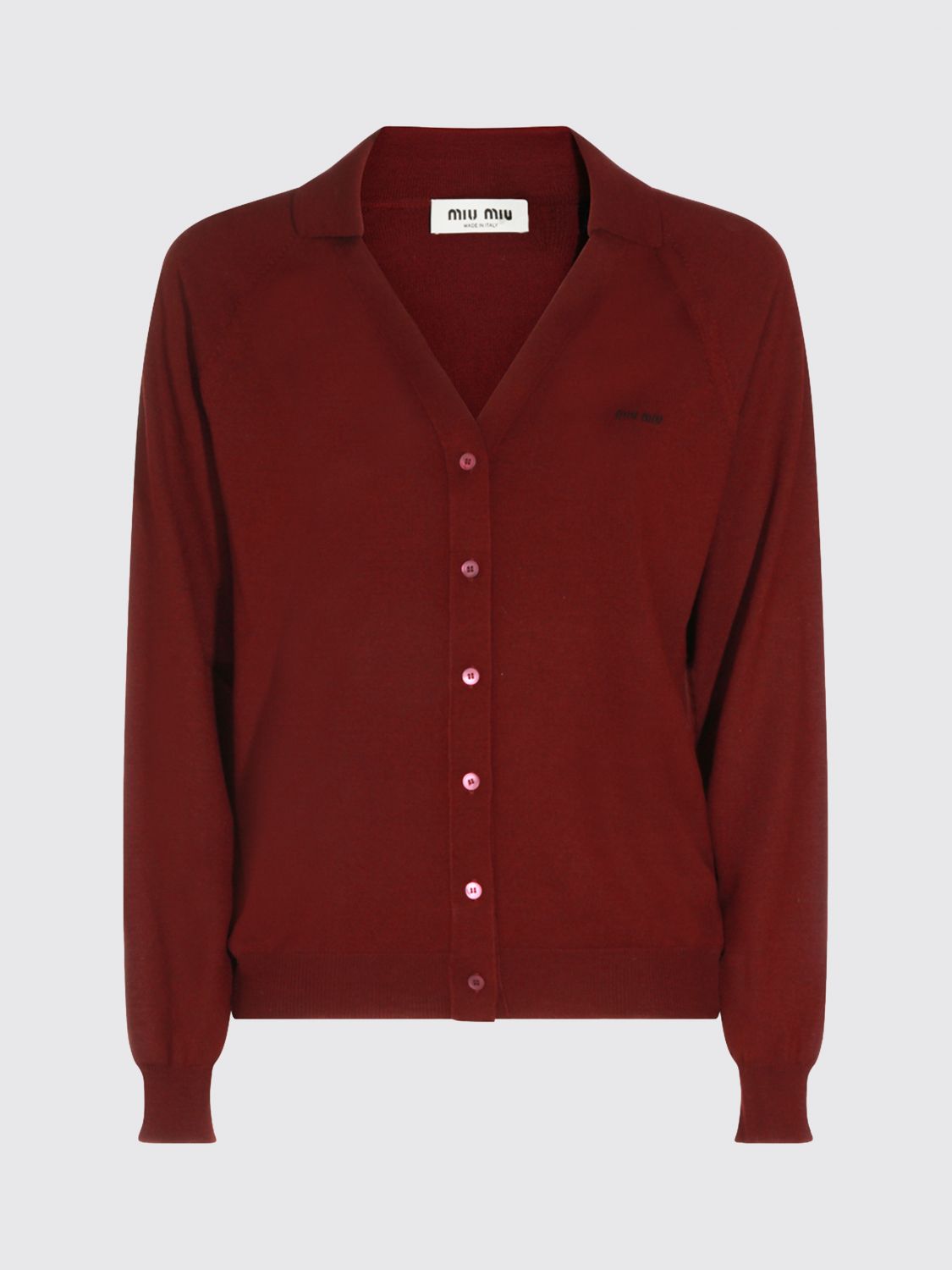 Miu Miu Sweater Woman Amaranth MIU MIU