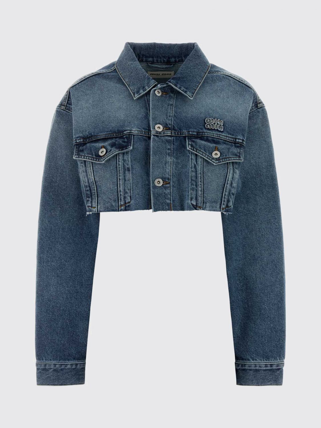 Miu Miu Jacket Woman Blue MIU MIU