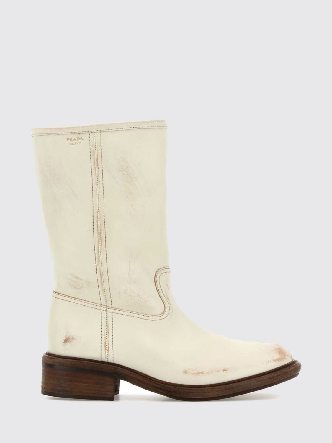 Prada Boots Woman White PRADA