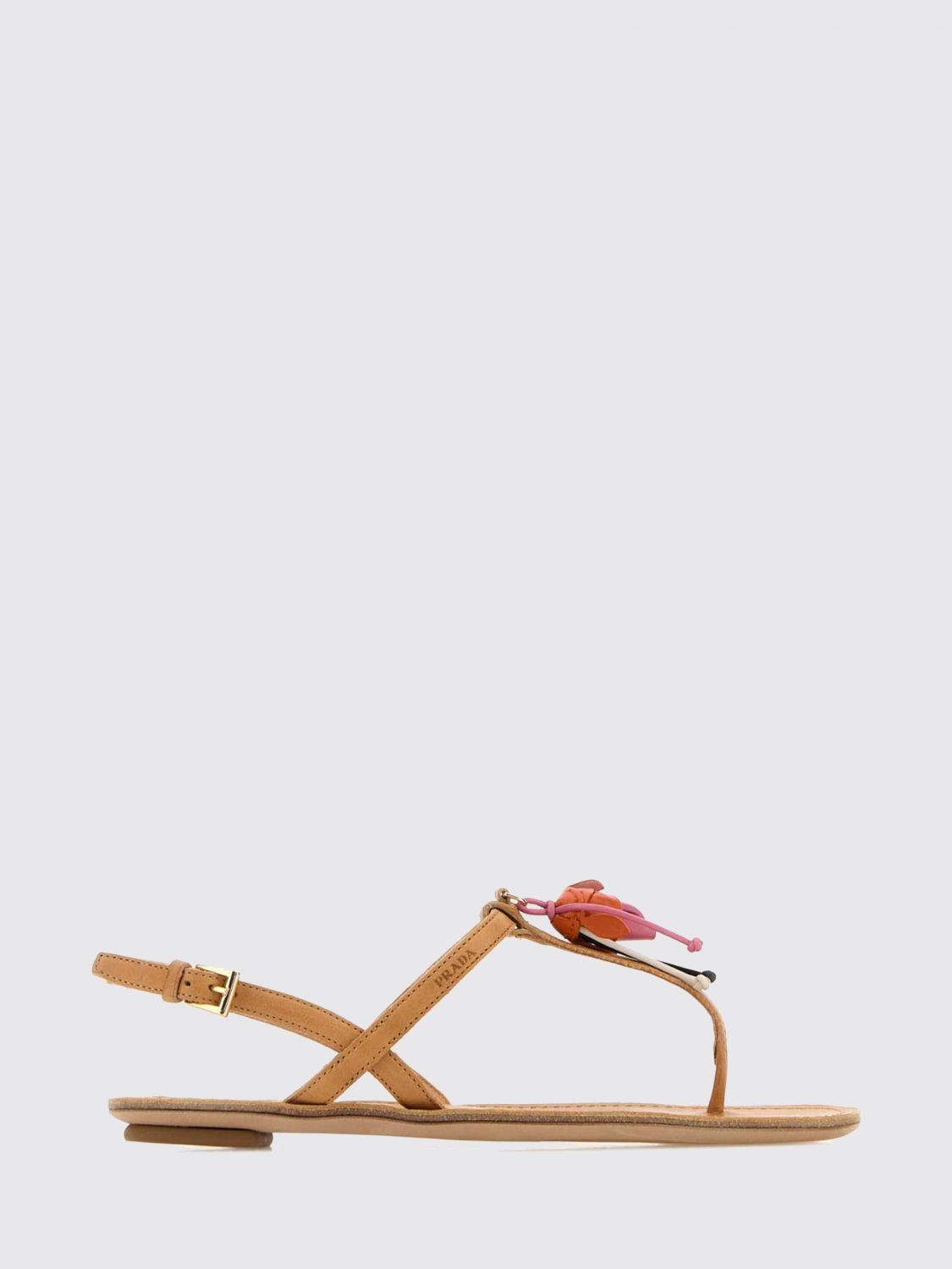 Prada Heeled Sandal Woman Natural PRADA