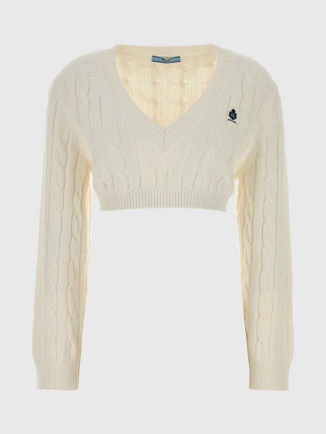 Prada Sweater Woman White PRADA