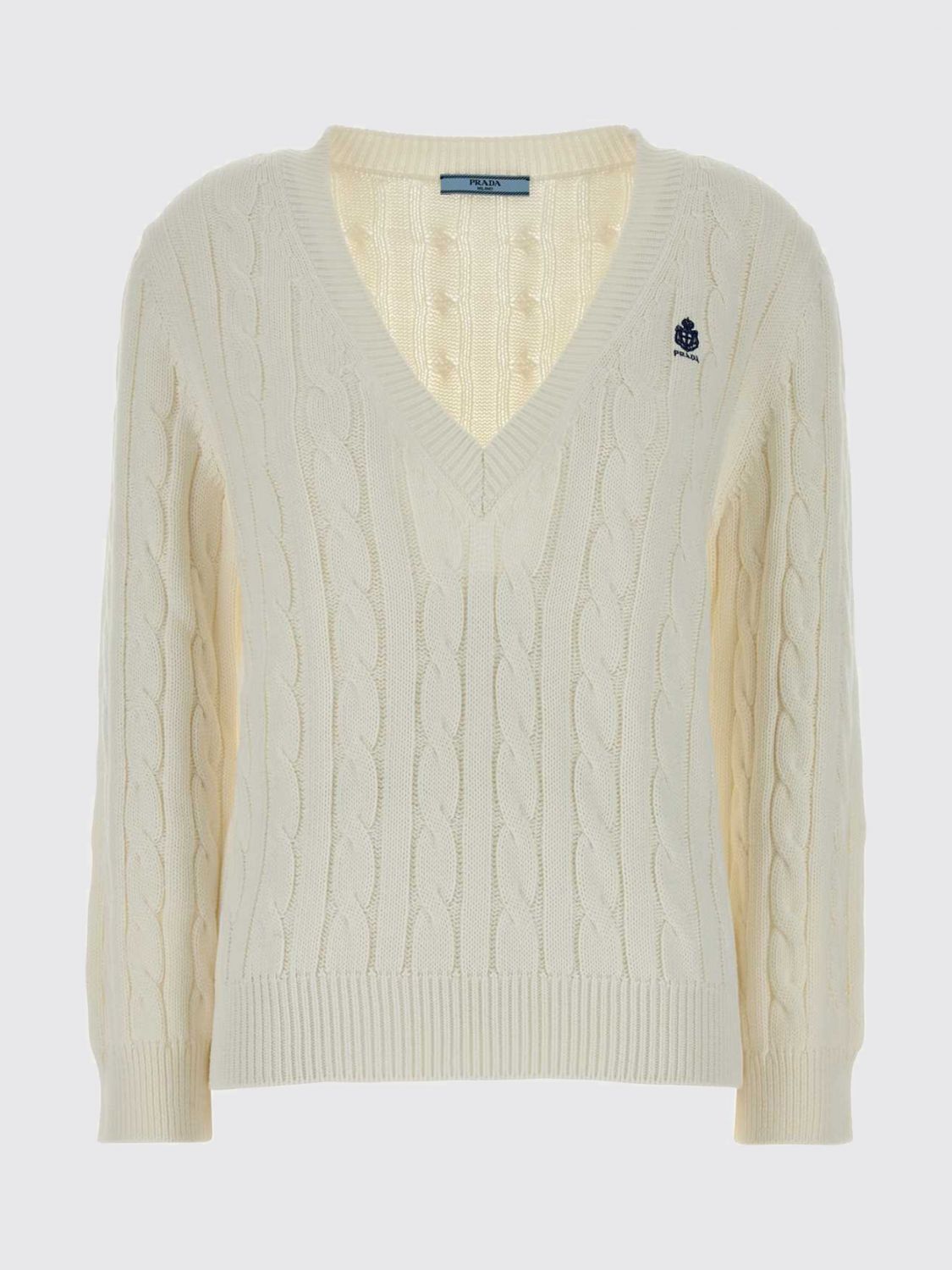 Prada Sweater Woman White PRADA