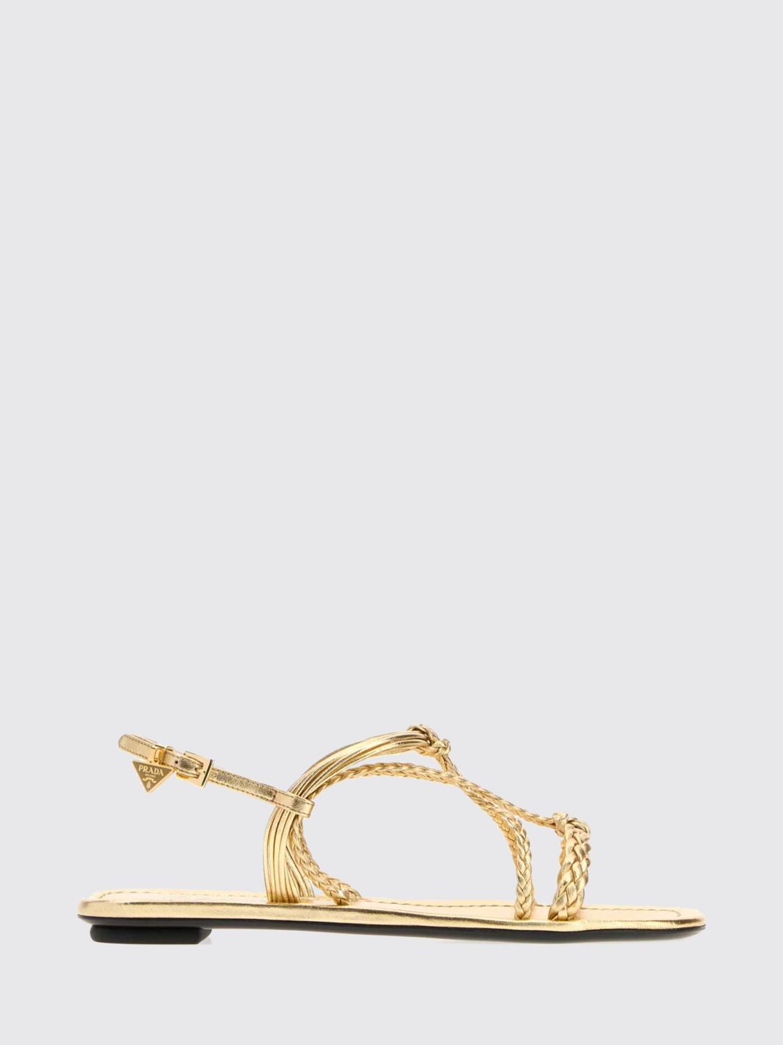 Prada Heeled Sandal Woman Platinum PRADA