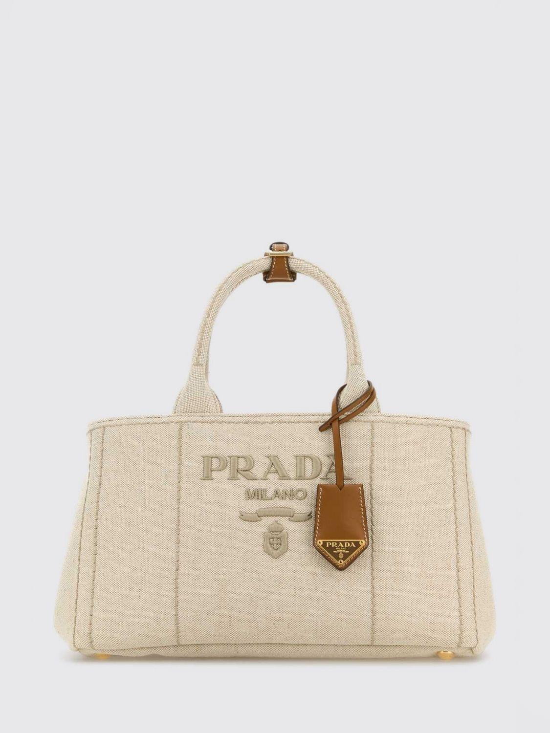 Prada Tote Bag Woman Natural PRADA