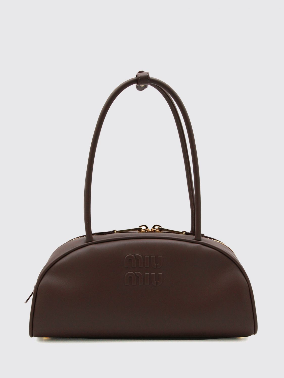 Miu Miu Shoulder Bag Woman Brown MIU MIU