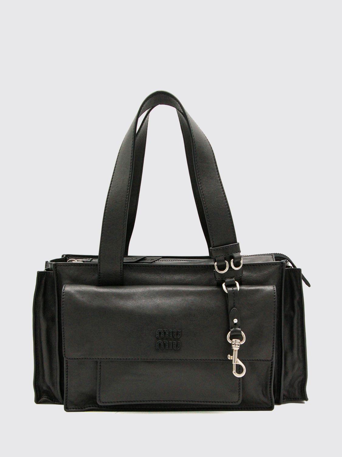 Miu Miu Shoulder Bag Woman Black MIU MIU