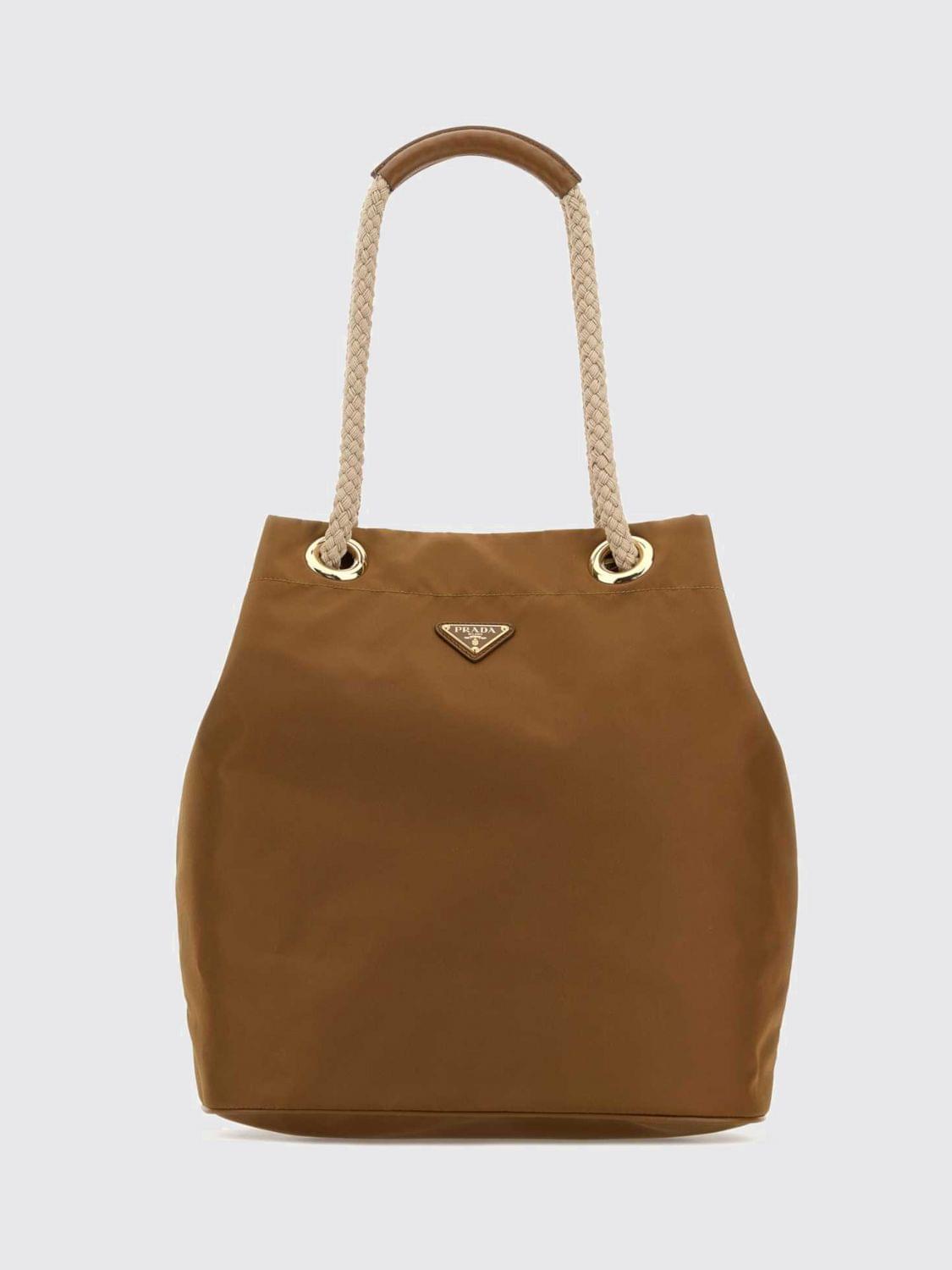 Prada Tote Bag Woman Brown PRADA