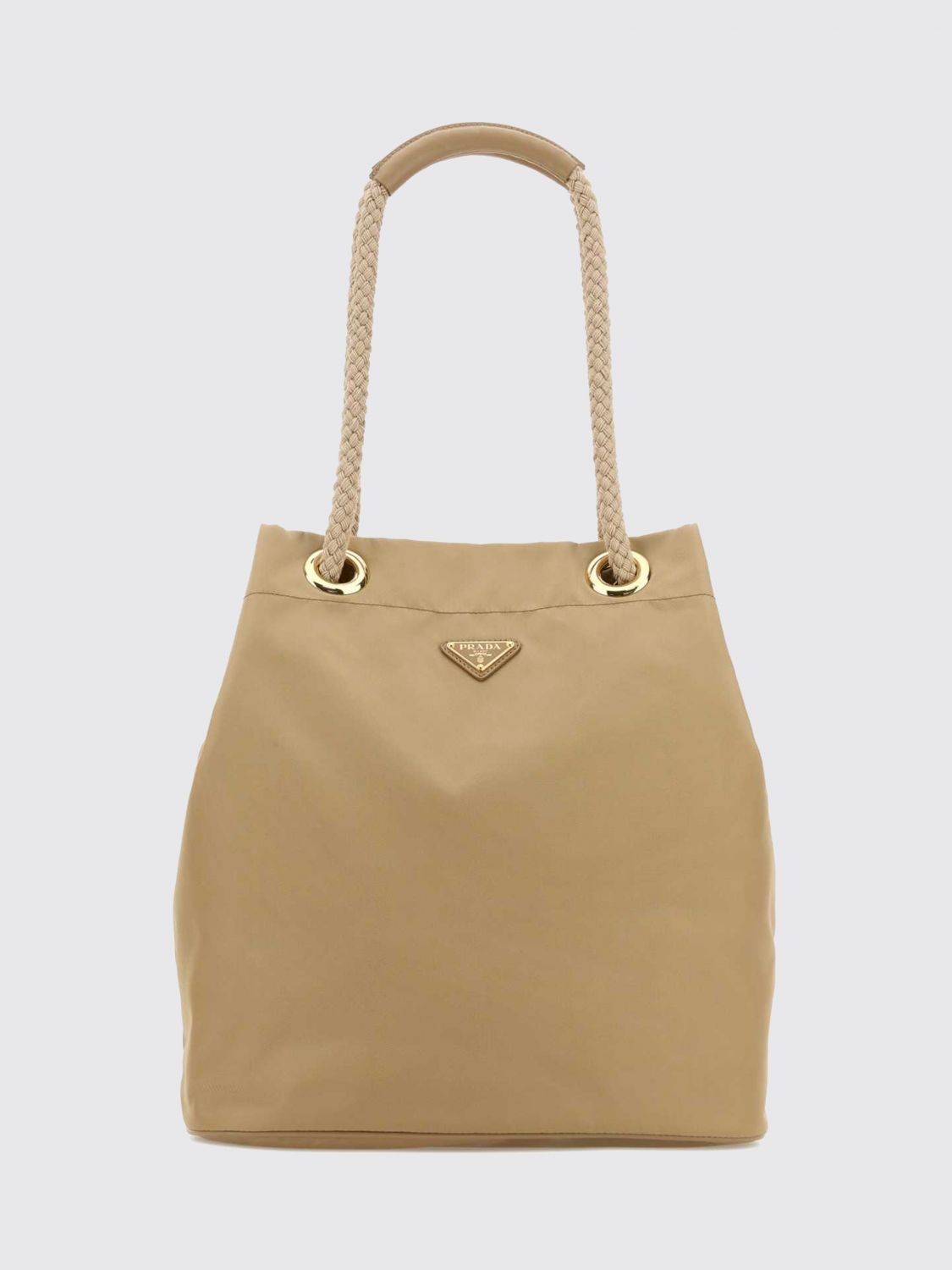 Prada Tote Bag Woman Camel PRADA