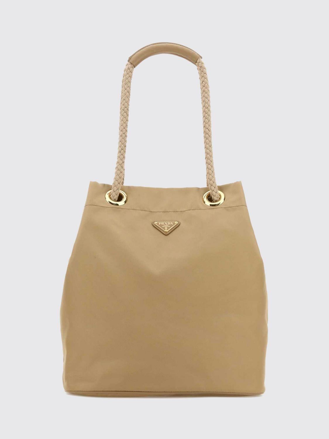 Prada Tote Bag Woman Camel PRADA