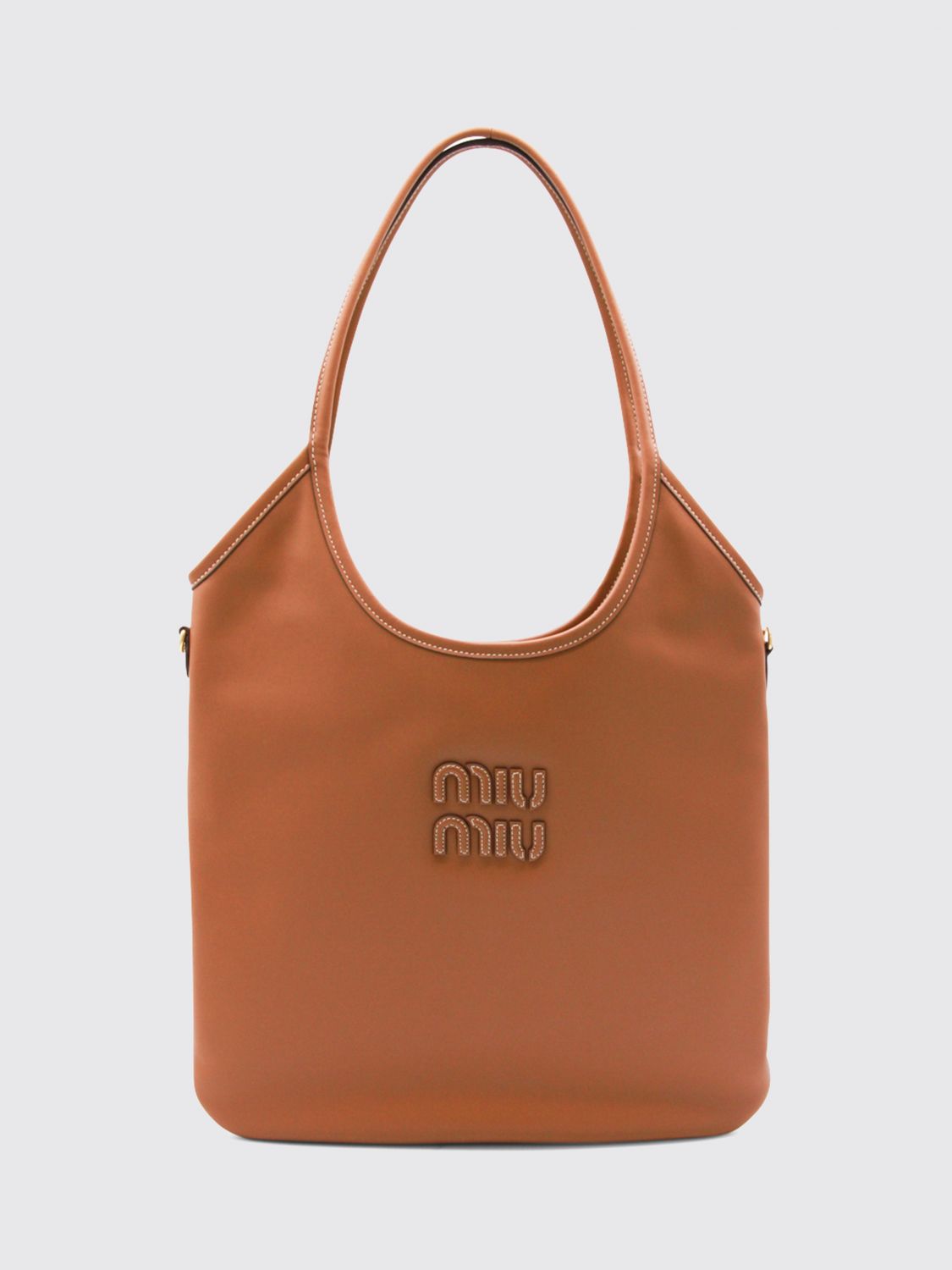 Miu Miu Shoulder Bag Woman Brown MIU MIU