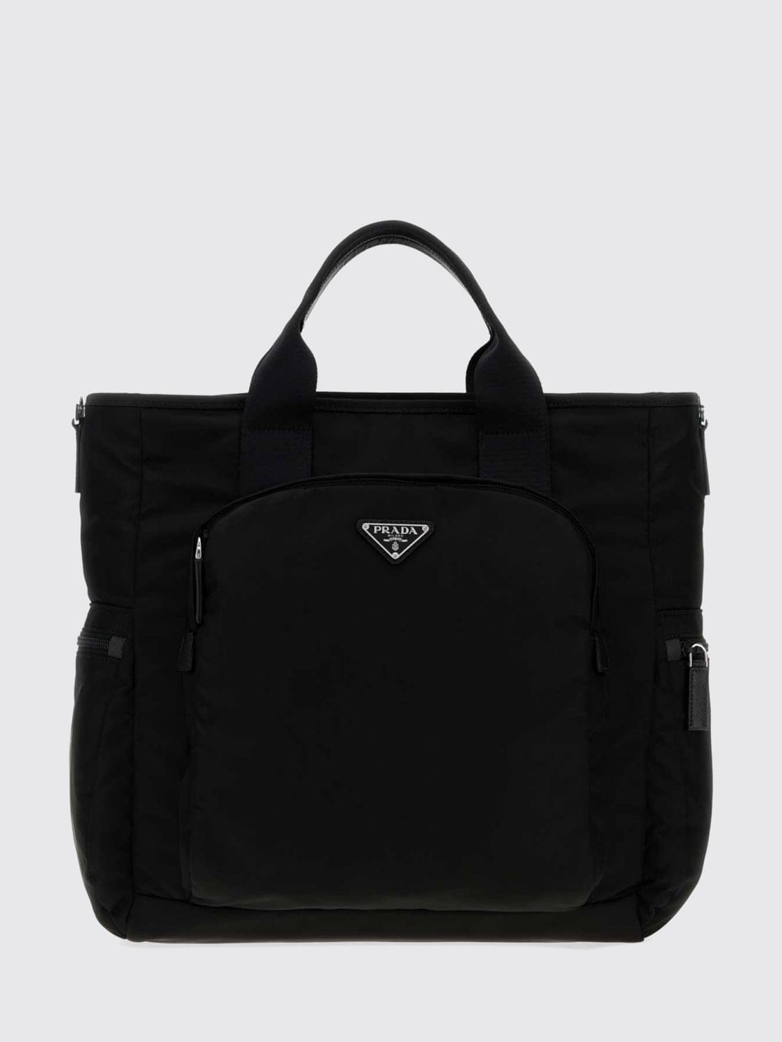 Prada Shoulder Bag Men Black PRADA