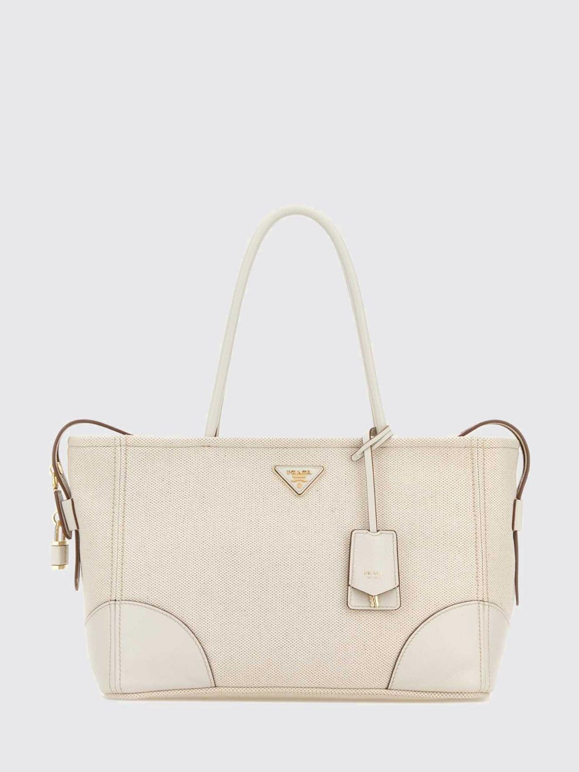 Prada Tote Bag Woman Natural PRADA