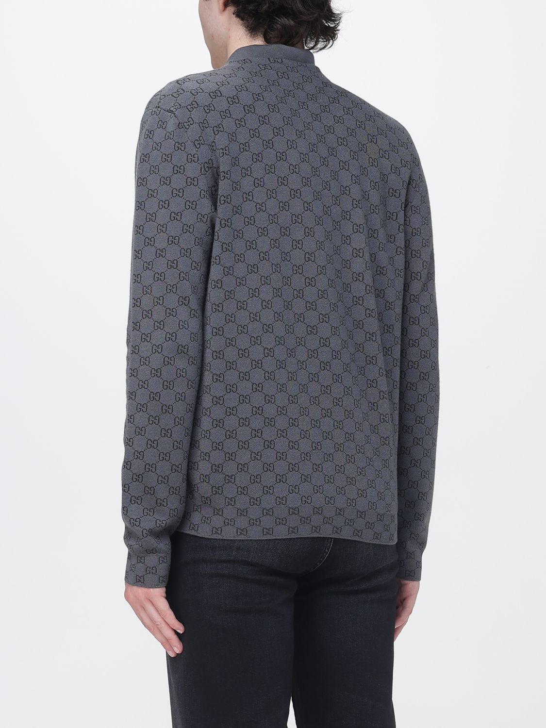 Gucci Sweater Men Grey GUCCI