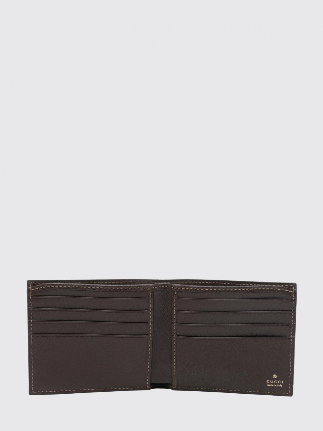 Gucci Men Gucci Gg Monogram Jacquard Fabric Bifold Wallet GUCCI