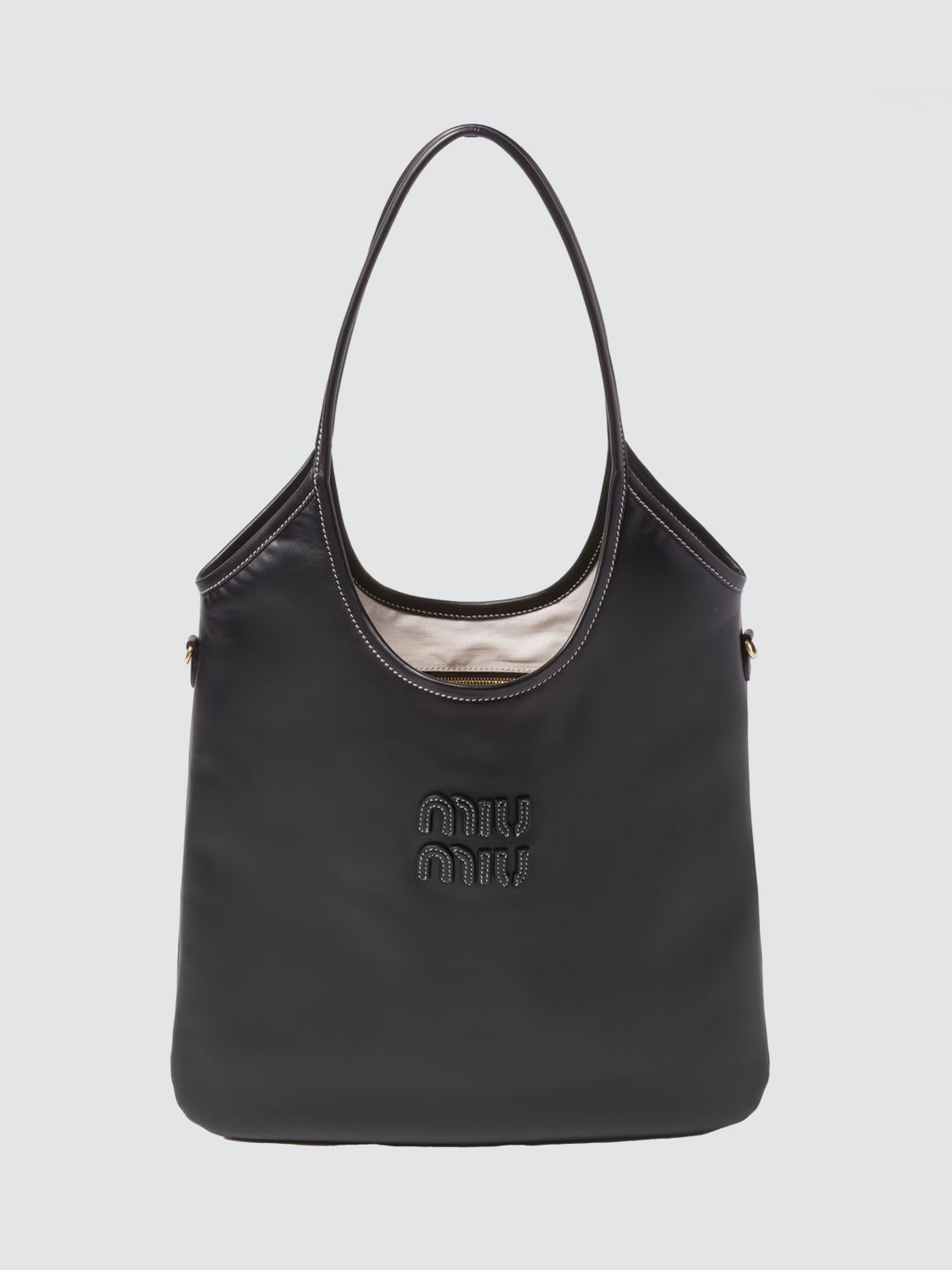 Miu Miu Shoulder Bag Woman Black MIU MIU