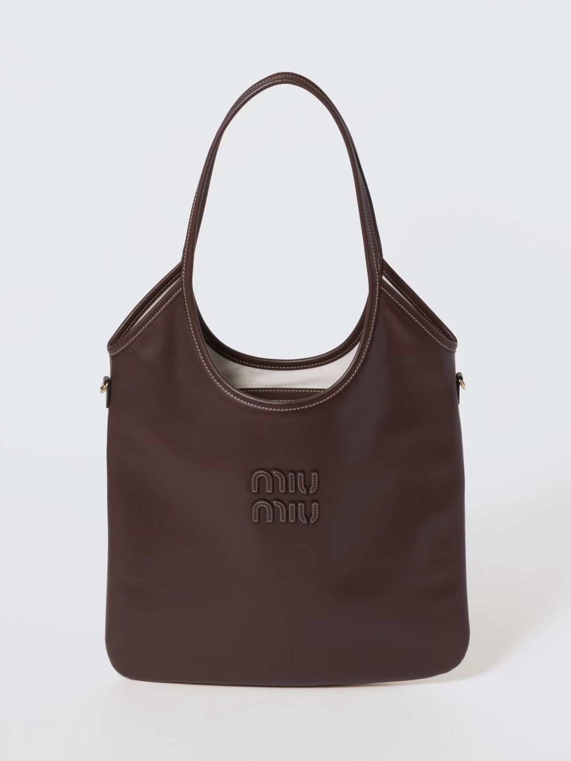 Miu Miu Shoulder Bag Woman Brown MIU MIU