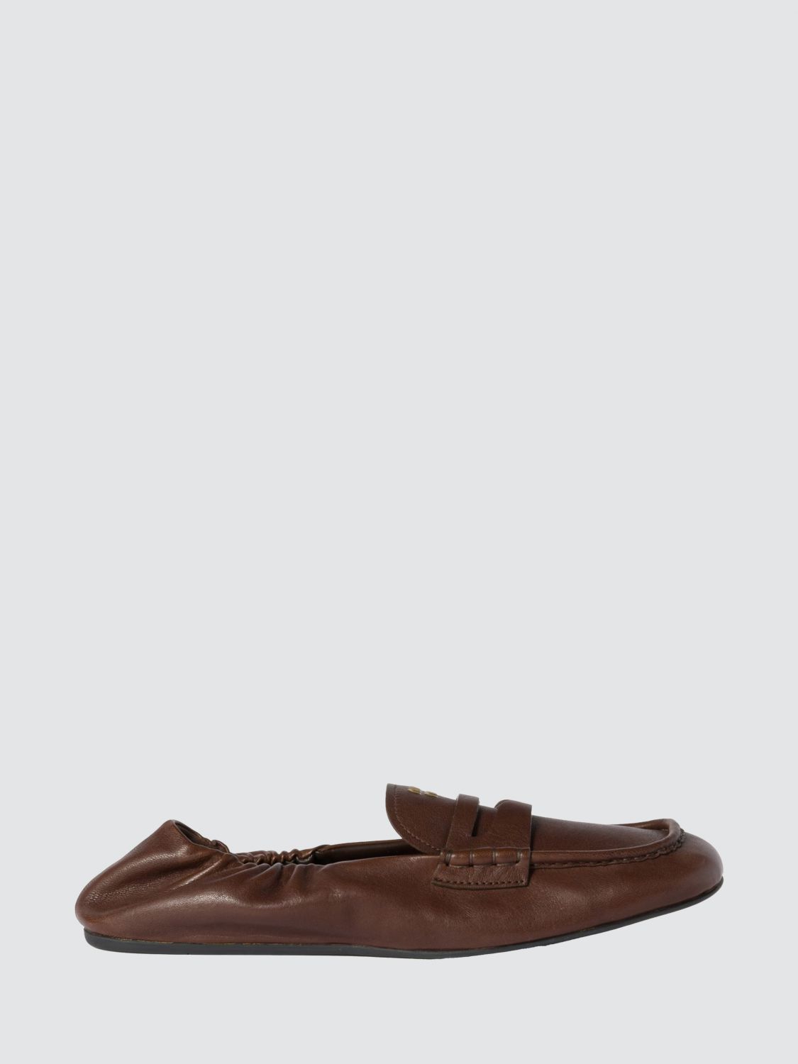 Miu Miu Loafer Woman Brown MIU MIU