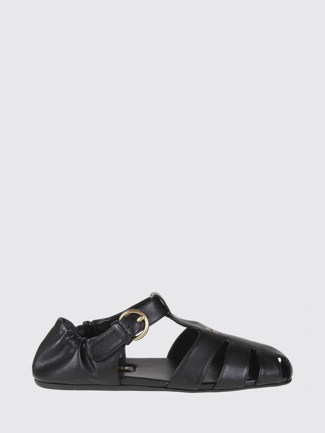 Miu Miu Heeled Sandal Woman Black MIU MIU