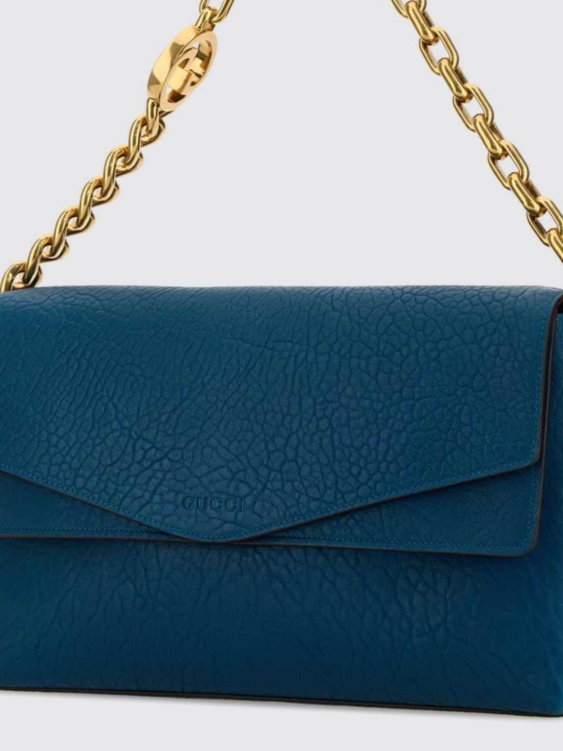 Gucci Shoulder Bag Woman Blue GUCCI