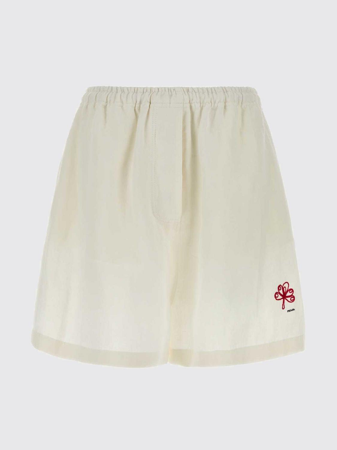 Prada Shorts Woman White PRADA