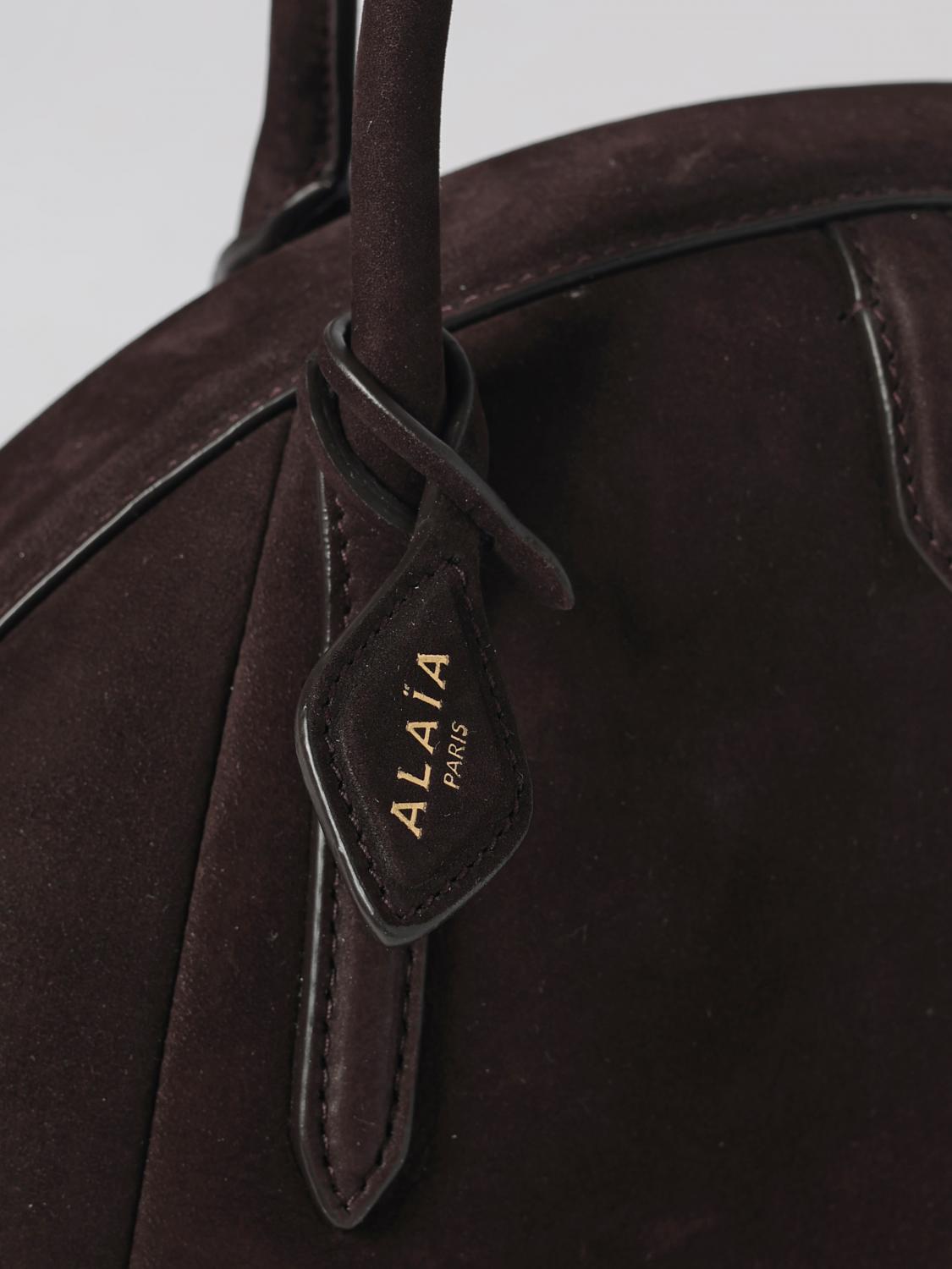 Alai�A Women Alaia Purse Calfskin Leather Handbag With Double Handle And Snap Closure ALAIA