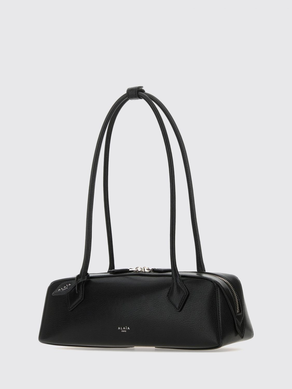 Alaia Women Alaia Le Teckel Rectangular Leather Shoulder Bag With Double Handle ALAIA