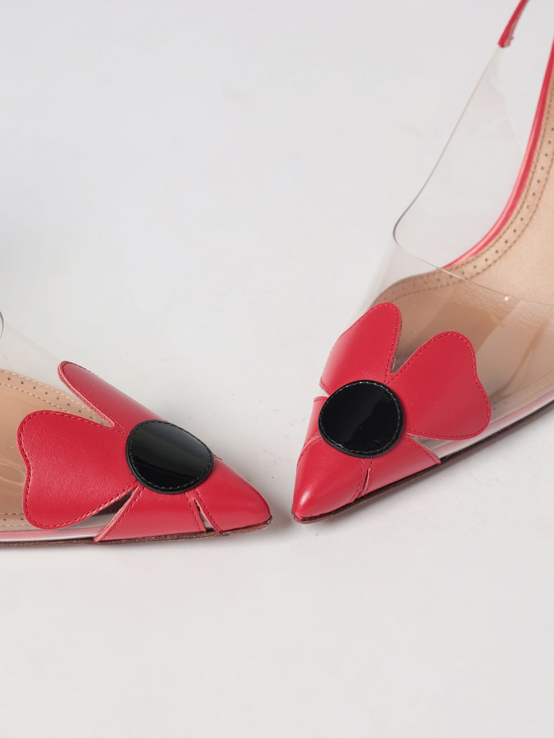 AlaiA Women Bloom Slingback Pumps Alaia In Pvc With Floral Pattern And High Stiletto Heel ALAIA
