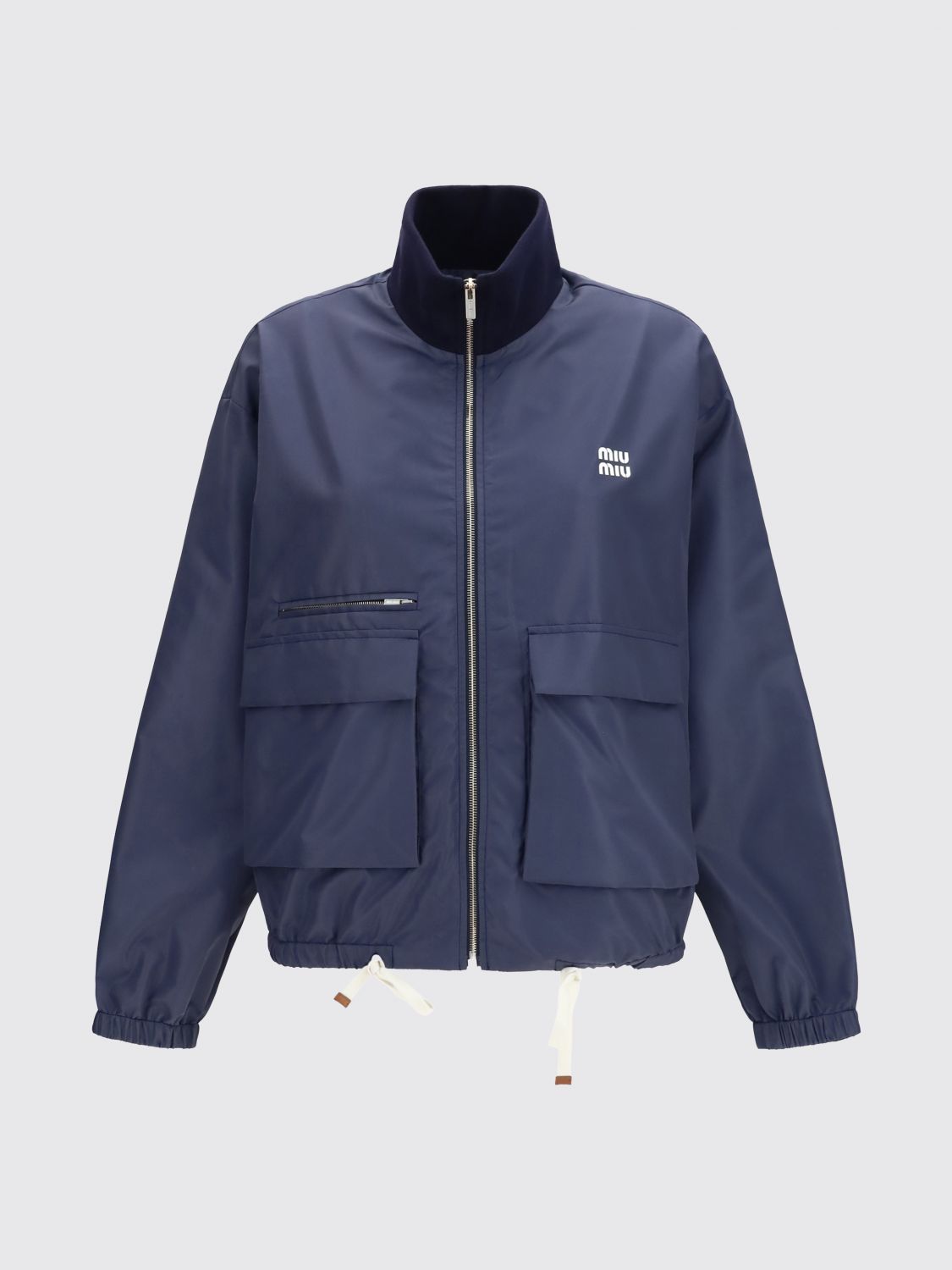 Miu Miu Jacket Woman Blue MIU MIU