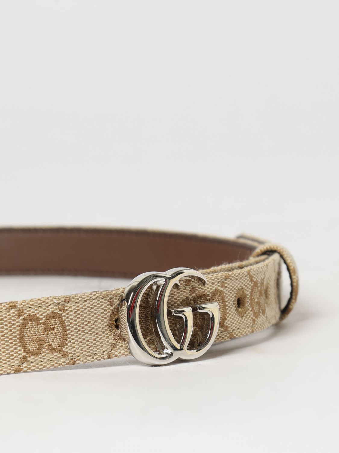 Gucci Belt Woman Beige GUCCI