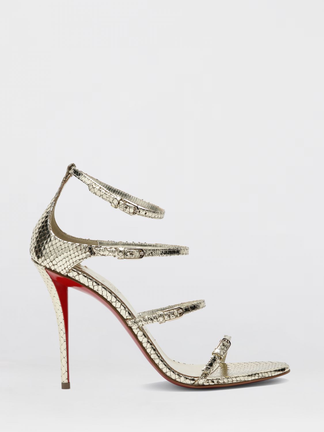 Christian Louboutin Heeled Sandal Woman Gold CHRISTIAN LOUBOUTIN