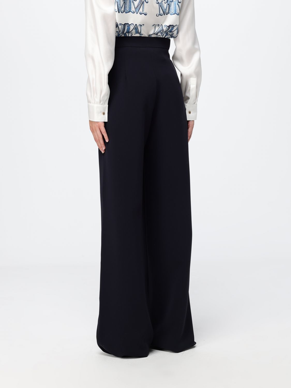 Max Mara Pants Woman Navy MAX MARA