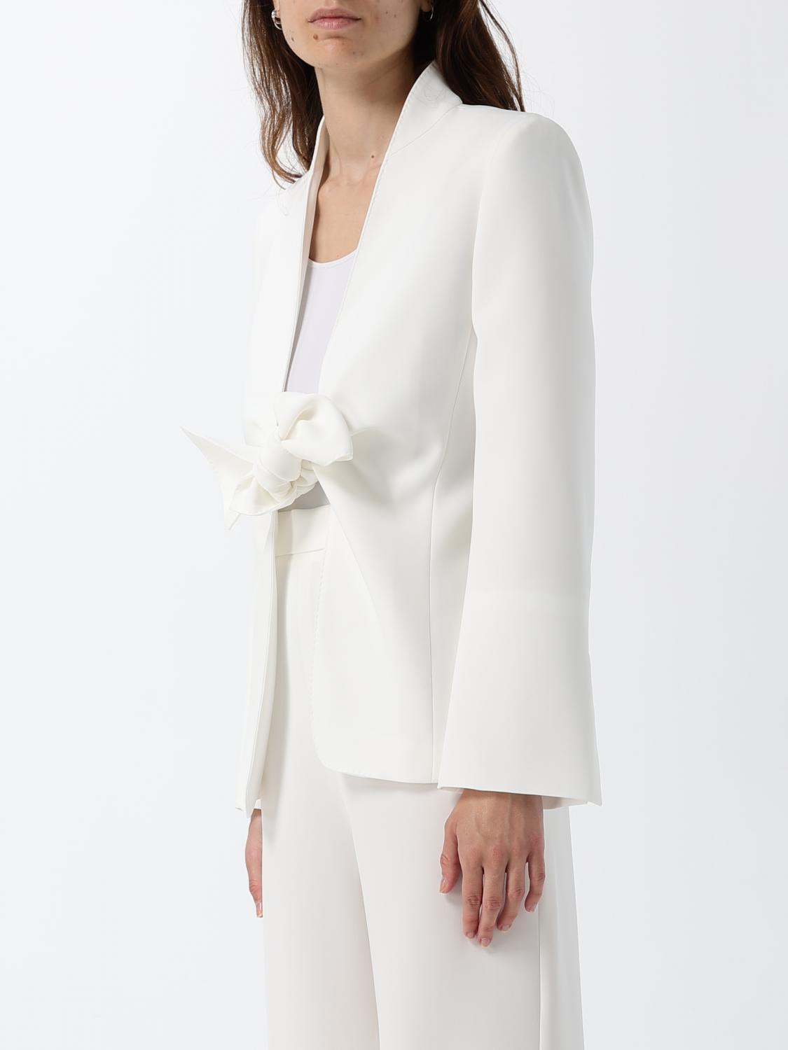 Max Mara Women Slim Fit Short Cady Blazer Max Mara With Tie Fastening MAX MARA
