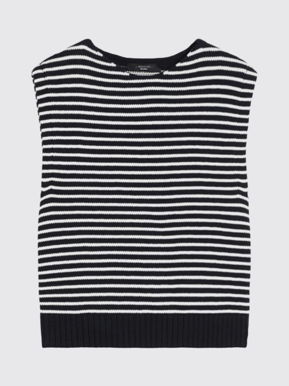 Weekend Max Mara Waistcoat Woman Blue WEEKEND MAX MARA