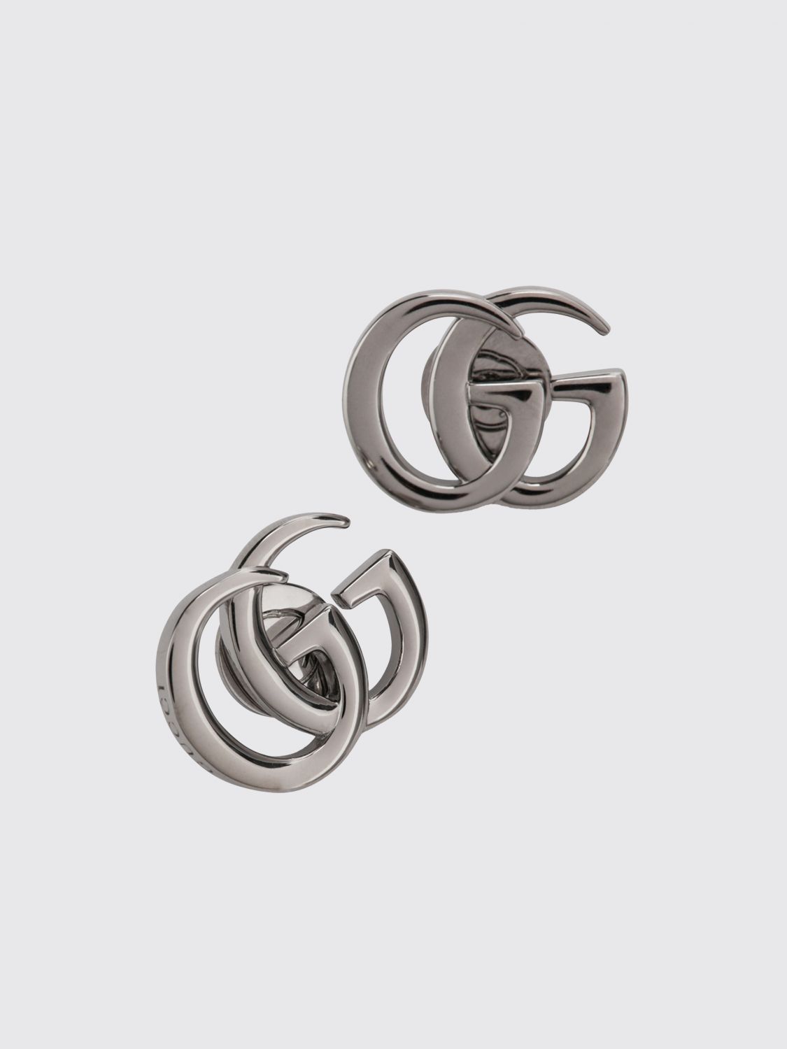 Gucci Women Gucci Gg Marmont Stud Earrings In Silver-Toned Brass With Butterfly Closure GUCCI