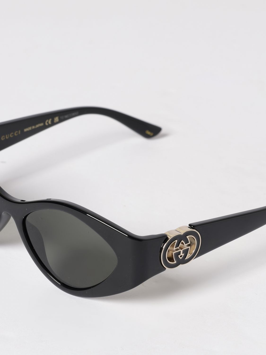 Gucci Women Gucci Rounded Acetate Sunglasses With Gg Monogram GUCCI