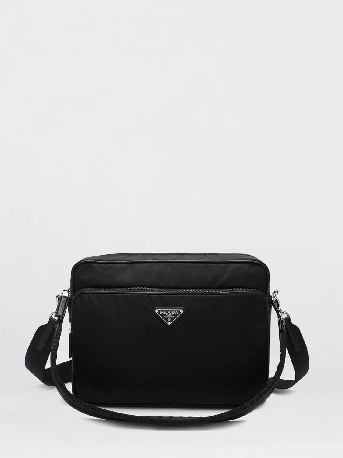 Prada Shoulder Bag Men Black PRADA